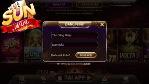 Hướng dẫn đăng nhập Sunwin cho tân thủ